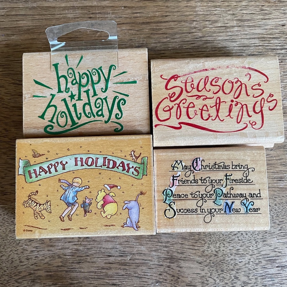 HOLIDAY BUNDLE of 4 Stamps